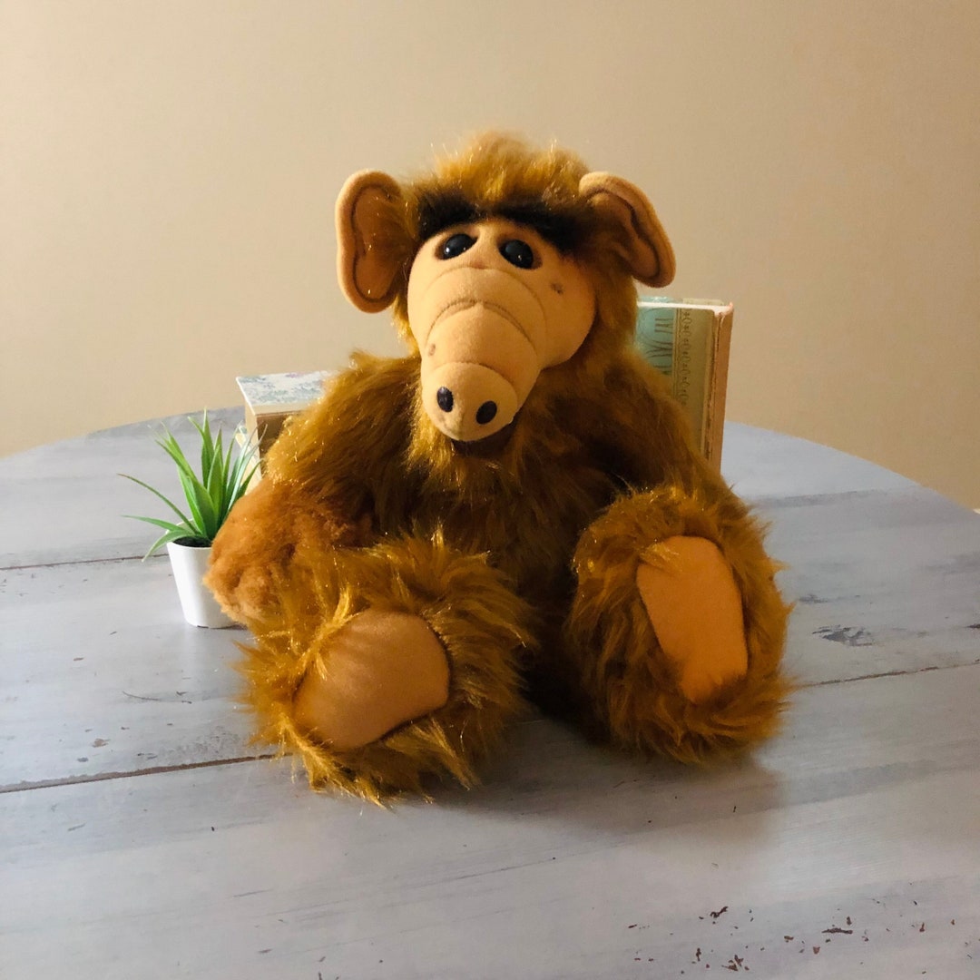 Vintage 1980's ALF Plush Retro 1980's Wisecraking Alf Stuffed Animal