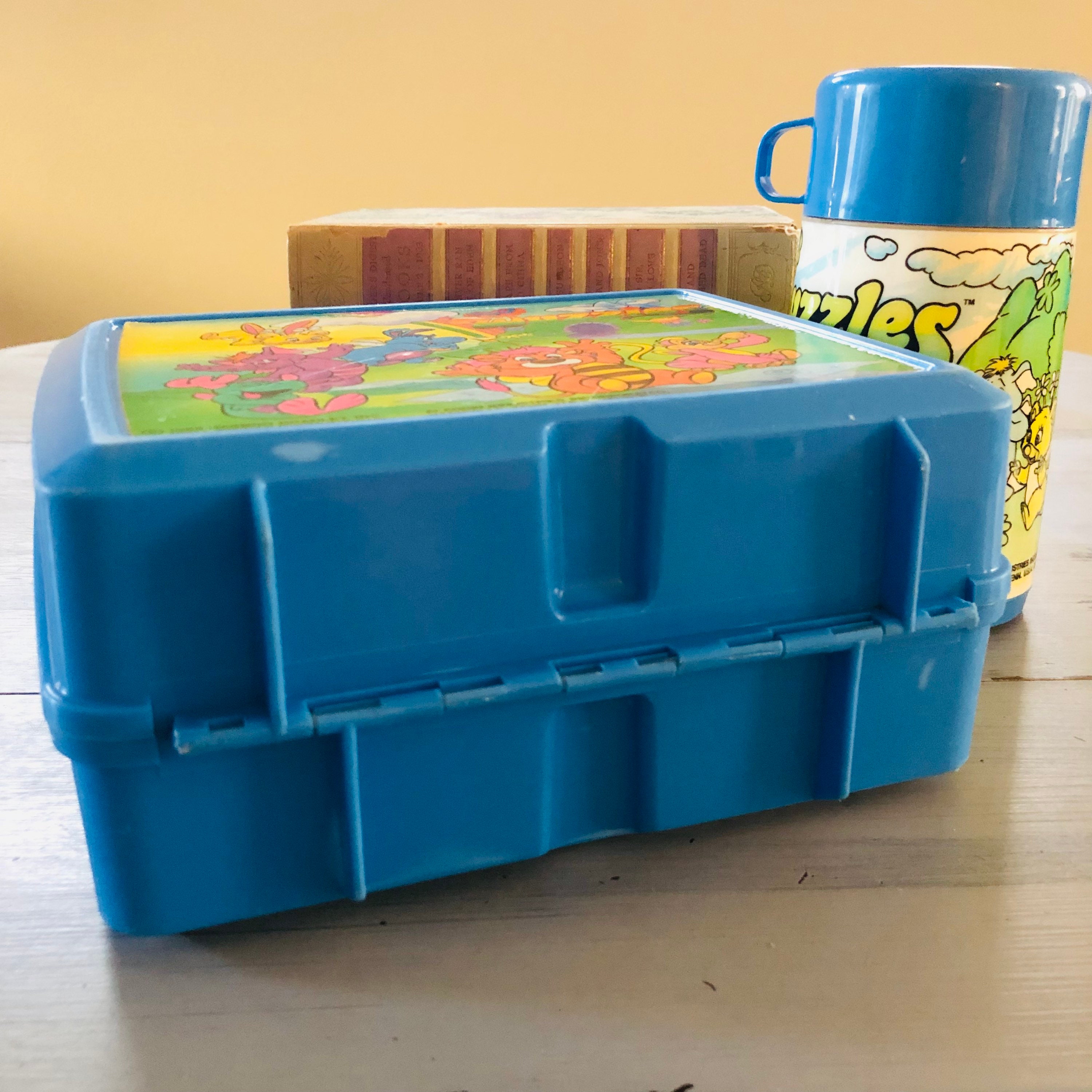 Vintage 1980's Wuzzles Lunchbox With Thermos 1980's Wuzzels Lunch