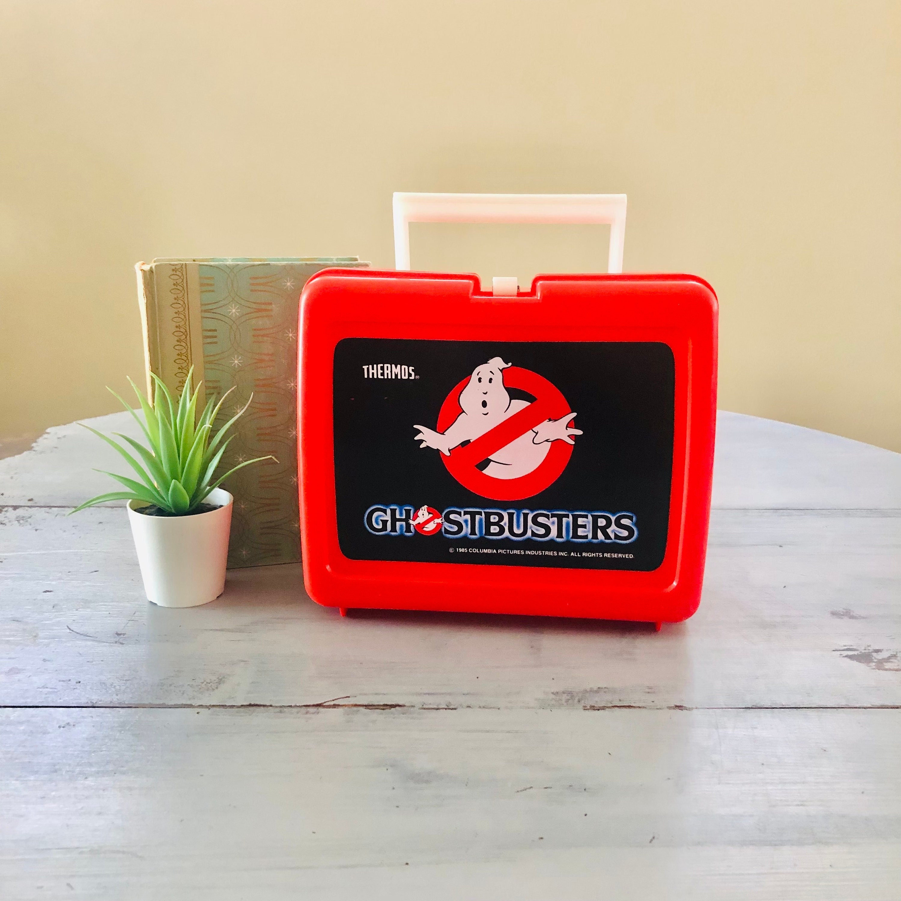Vintage 1980 s Ghostbusters Lunchbox 1980 s Real Ghostbusters Movie Red Lunch Box Retro 80 s Ghostbusters School Box Etsy