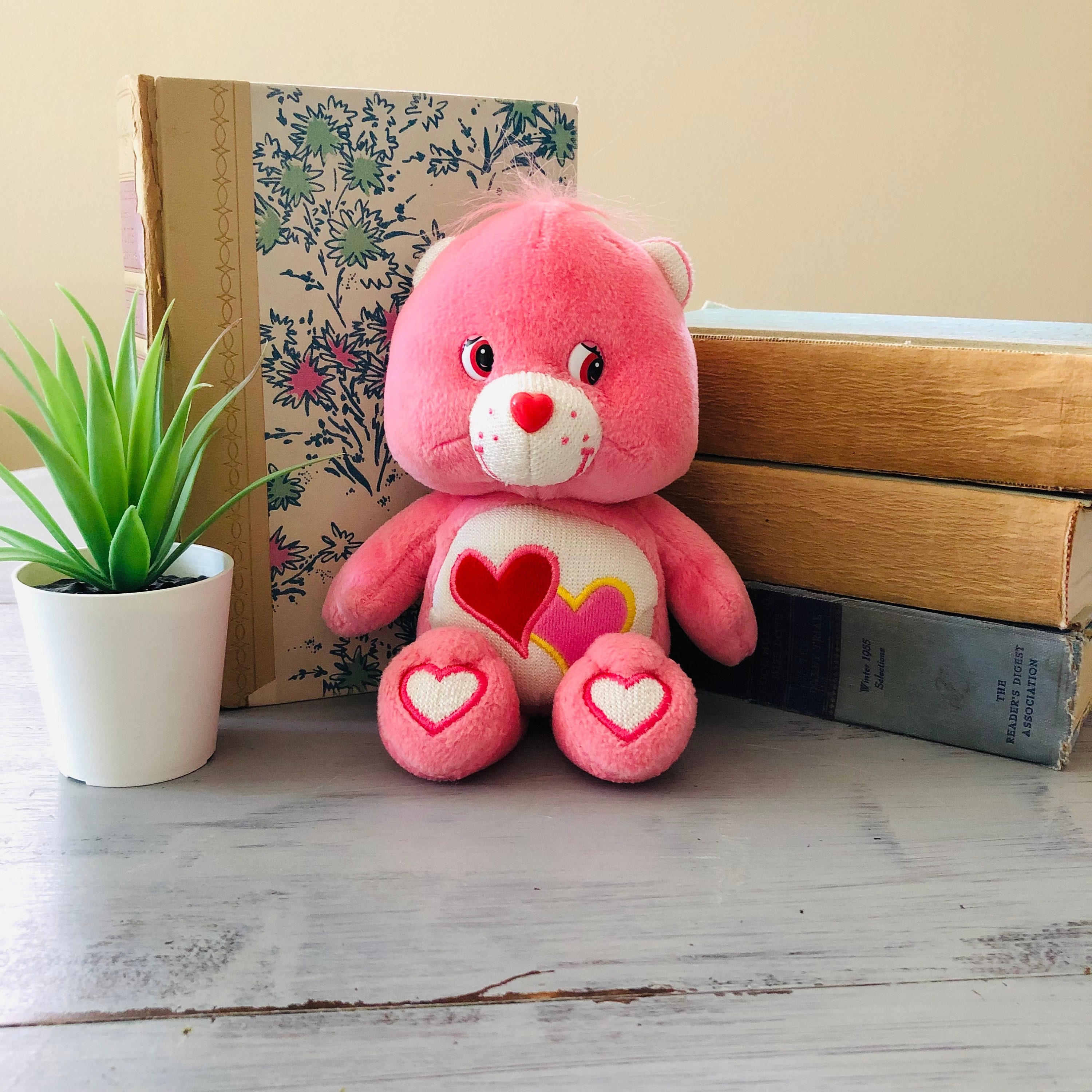 Vintage 2000 s Glow a lot Love a lot Bear Care Bear Plush Mini 2004 Retro Glowing Love a lot Bear Care Bear Glow in the Dark Care Bear. Etsy