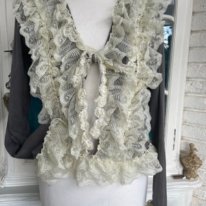 Jacket, cardigan, hippie, boho, shabby, romantic, dirndl jacket
