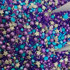 Purple blues sprinkle mix