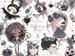 Halloween Clipart Gothic Dolls Halloween Planner Stickers Cute Witch Clipart Glitter Skulls Spooky Characters Ghost Bat Cat Owl Spider 