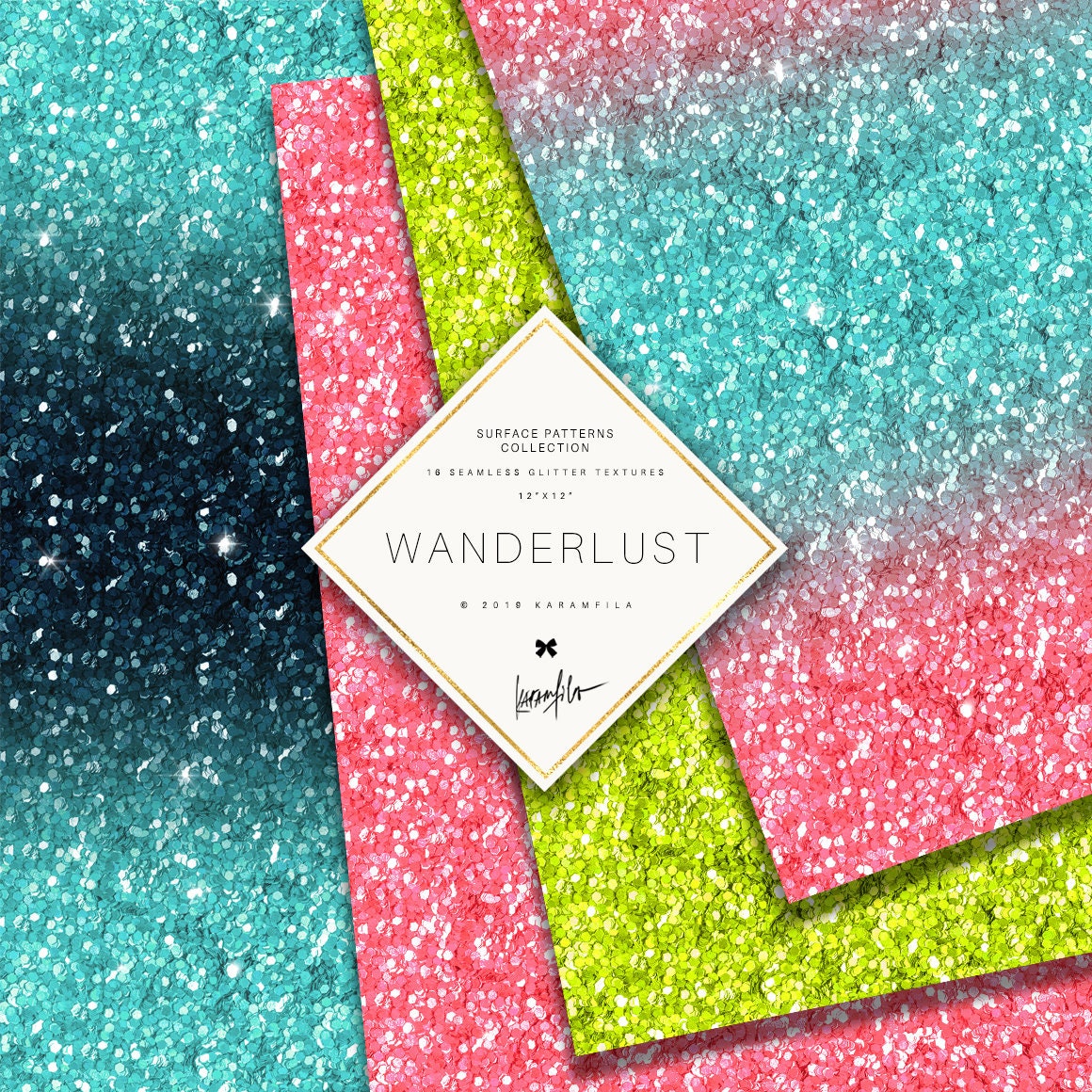 Karamfila's Wanderlust Glitter Textures Ombre Glitter Etsy