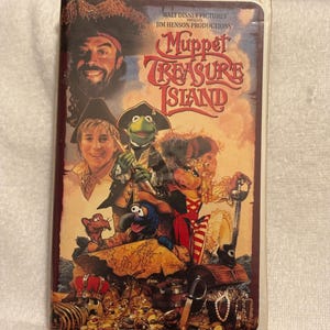 vintage muppets treasure island VHS children’s movie