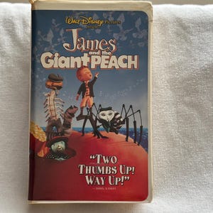 vintage james and the giant peach VHS