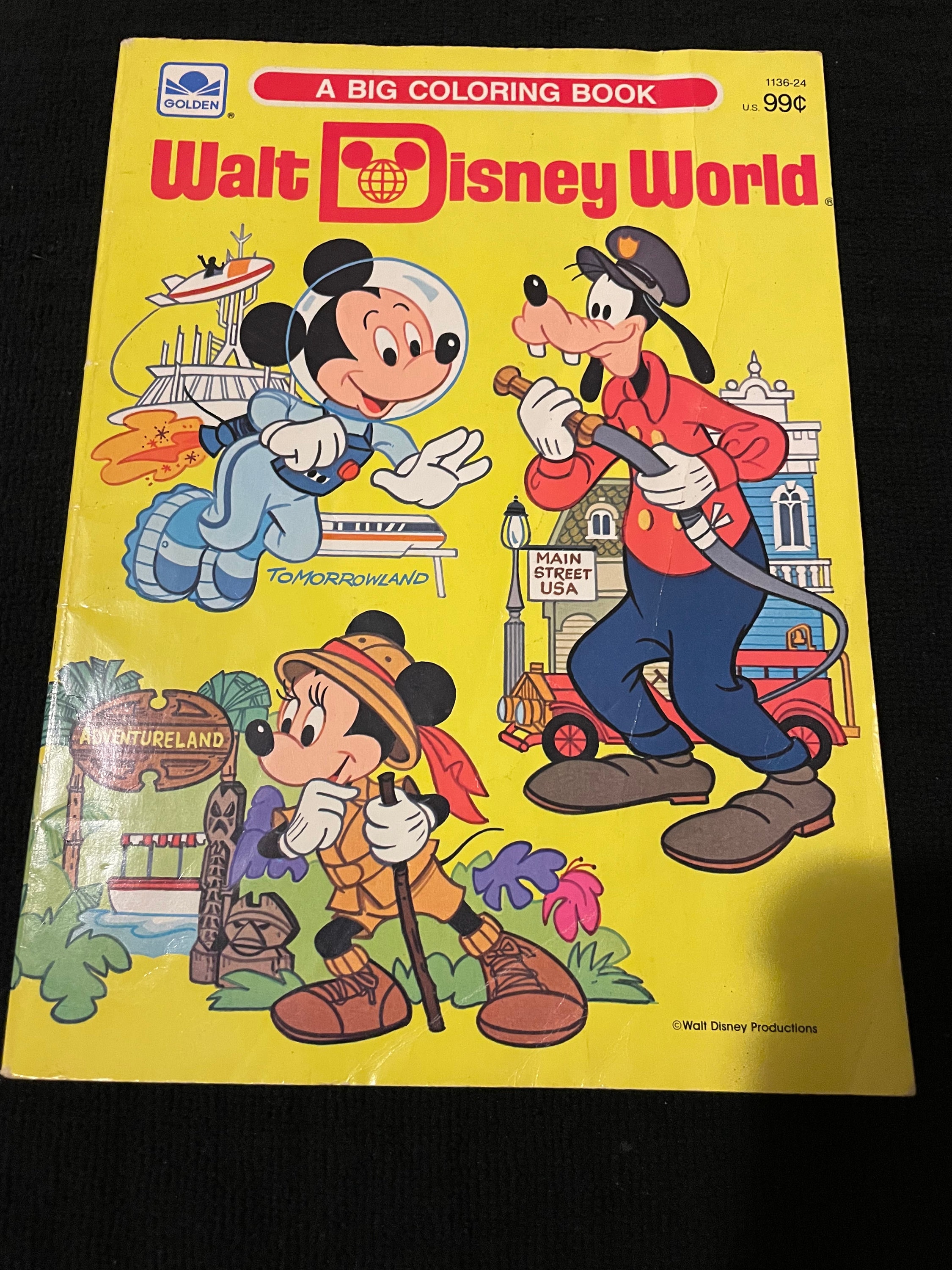 WALT DISNEY'S GOOFYcoloring bookアメリカの古書