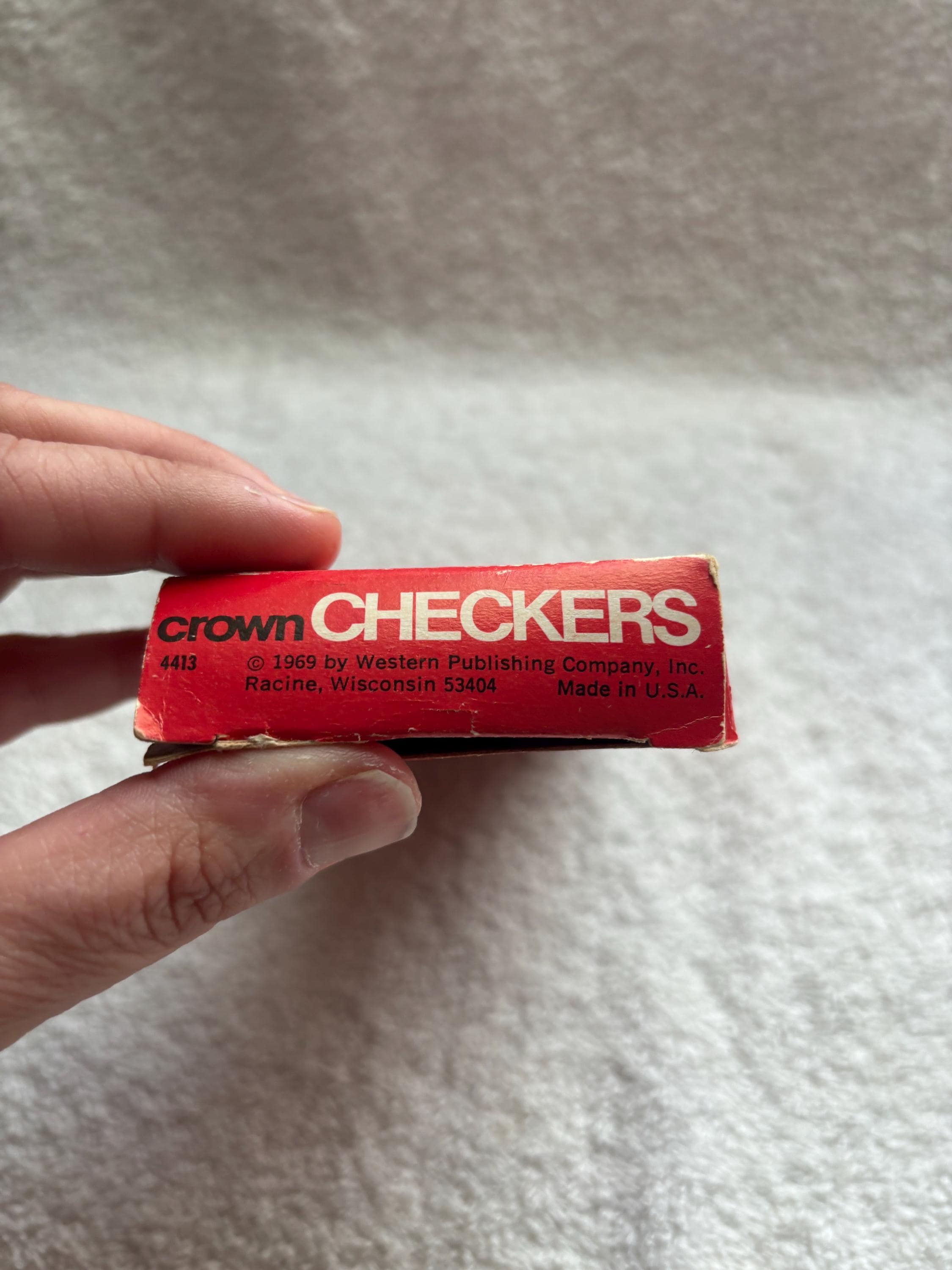 Mini Checkers Vintage Mini Checkers Game - Etsy