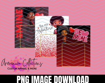 Jumbo Valentine Treat Cards – Printable PNG Downloads, Festive Designs