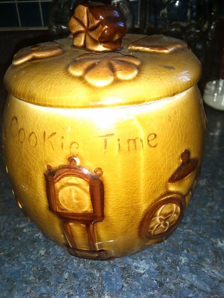 Cookie Time Cookie Jar  Cookie jars vintage, Cookie jars, Cookie time
