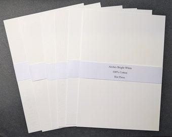 Arches Watercolor Paper Sample - 5x7 inch, 140lb, Cotton