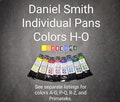 Repackaged Daniel Smith Extra Fine Watercolor Paints - Colors H-O - Sample Pans - Mini Pans - Travel Pans - Quarter Pans