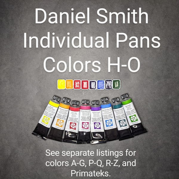 Daniel Smith Watercolor Sample Pans - Colors H-O