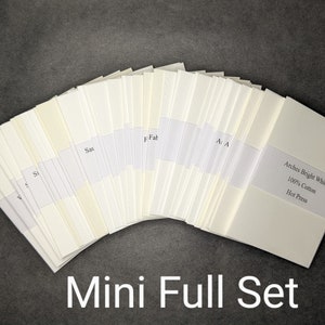 Watercolor Paper Sample Set – 100% Cotton, Artist Grade