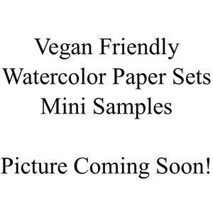 Watercolor Paper Sample Sets - Mini Samples - Vegan Friendly