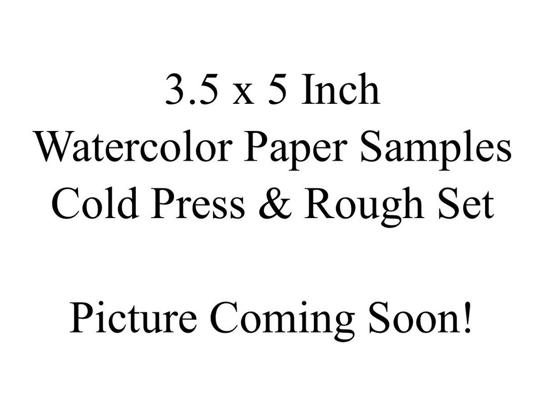 Bee Paper Watercolor Paper Samples - 5x7 Inch Cold Press - Cotton or  Cellulose