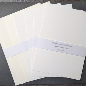 50 ARCHES 140 Lb Hot or Cold Press Watercolor Paper Atc's Artists