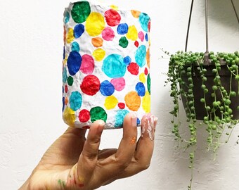 Arco Iris Dots Papier-maché Penholder