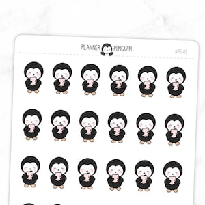 Planner Penguin Planner Stickers // #PS01