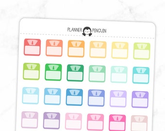 Weight Scale - Icon Planner Stickers | Multi Color Stickers | Matte Removable | Functional Planner stickers // #IC-19