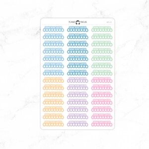Drink Water Planner Stickers - Multi Color | Matte Removable | Functional stickers // #HS-65