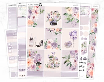 Love Story Weekly Kit Stickers For Vertical planner or Happy Planner // #S148