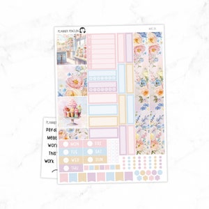 Sorvete Hobonichi Primo Kit Semanal de Adesivos Primo A5 // #HC-70