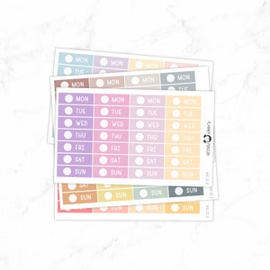 Hobonichi Cousin Date Cover Planner Stickers / Cousin A5 / #HC-DC