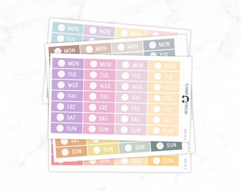 Hobonichi Cousin Date Cover Planner Stickers  // Cousin A5   // #HC-DC