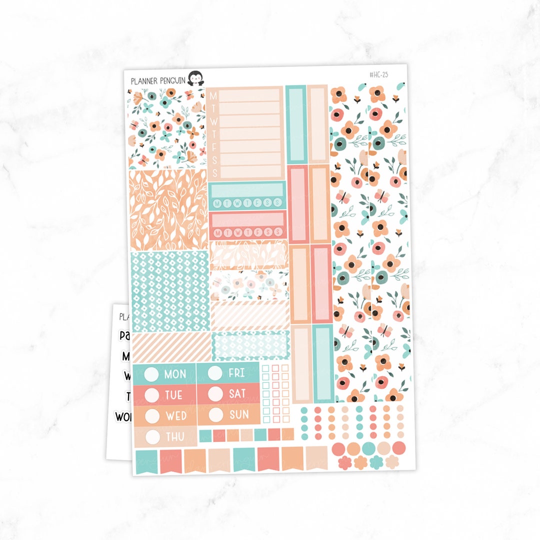 Joy Hobonichi Cousin Weekly Sticker Kit // Cousin A5 // #HC-25 - Etsy