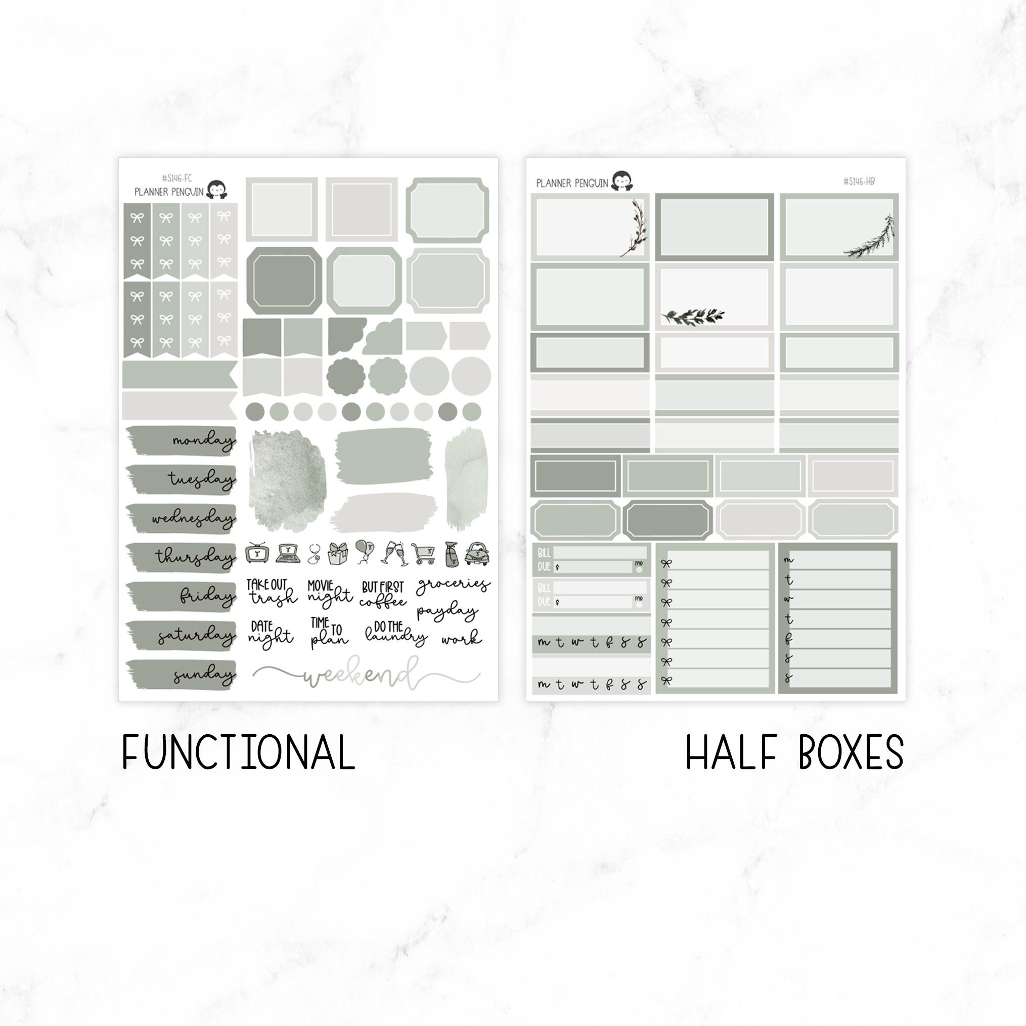Winter Wonderland Weekly Kit Stickers for Vertical Planner or Happy ...