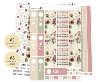 Campagne - Kit quotidien - Hobonichi Cousin A5 , A6 original Techo // #DK-86