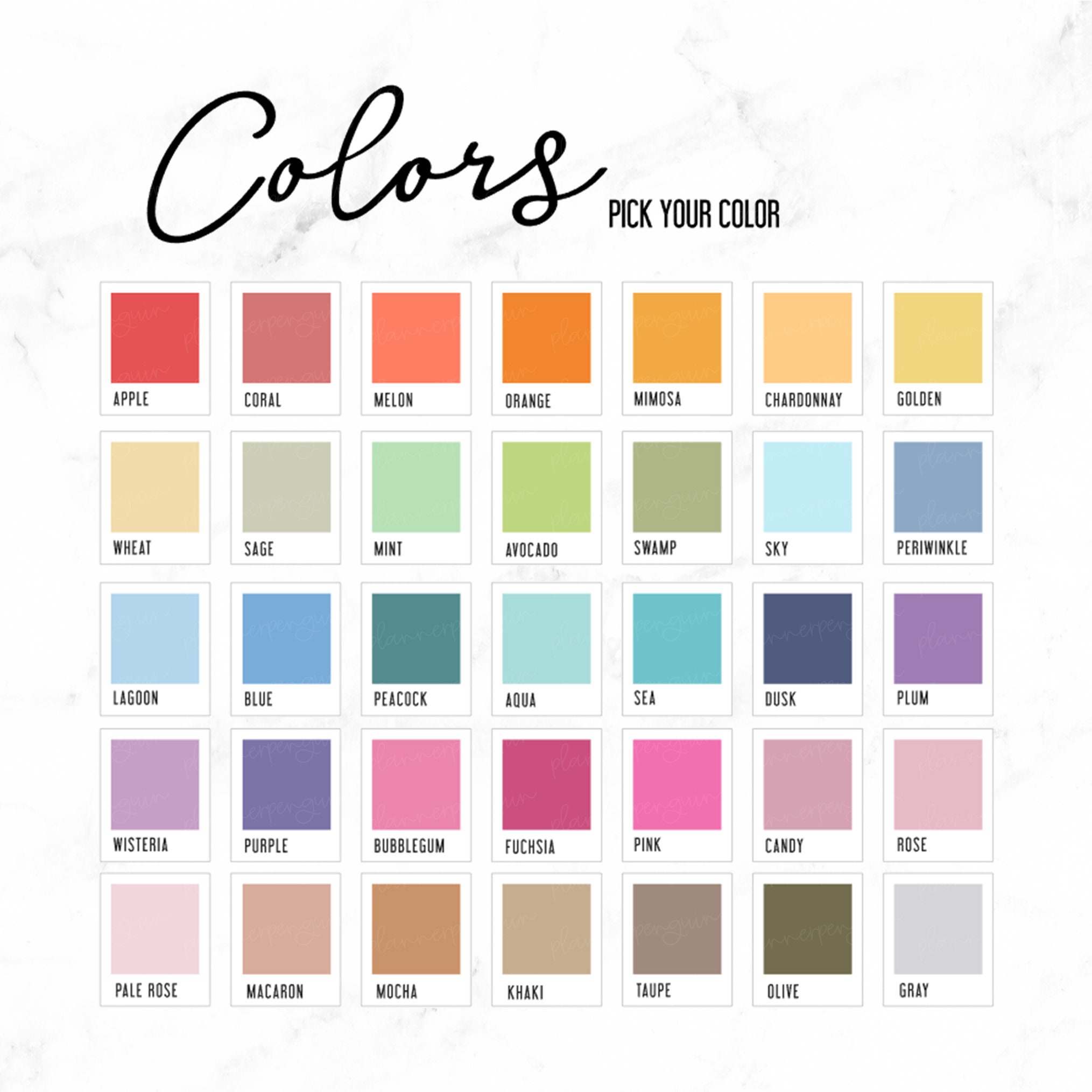 Cute Cartoon Planner Stickers