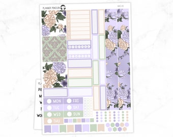 Vintage Charm Hobonichi Cousin Weekly Sticker Kit // Cousin A5   // #HC-05