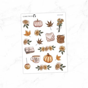 Hello Fall Deco Stickers  // #S127-Deco