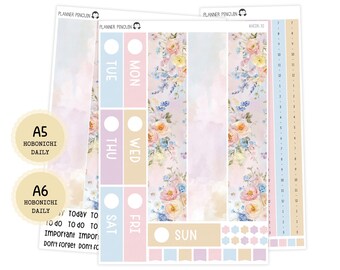 Crème glacée - Kit quotidien - Hobonichi Cousin A5 , A6 original Techo // #DK-70