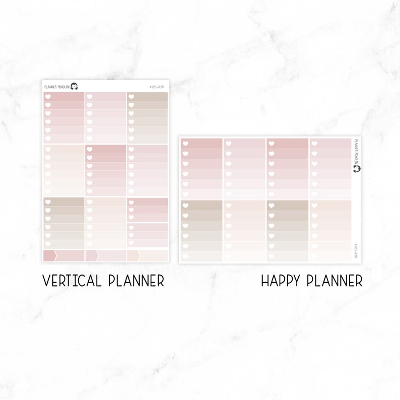 Puede incluir: Dos hojas de pegatinas para planificadores con un esquema de color rosa y beige. Las pegatinas est&aacute;n dise&ntilde;adas para usar con planificadores verticales y felices. Las pegatinas presentan una variedad de formas y tama&ntilde;os, incluidos corazones, cuadrados y rect&aacute;ngulos.