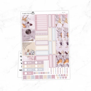 Noche hechizante Halloween Hobonichi Cousin Weekly Sticker Kit // Primo A5 // #HC-28