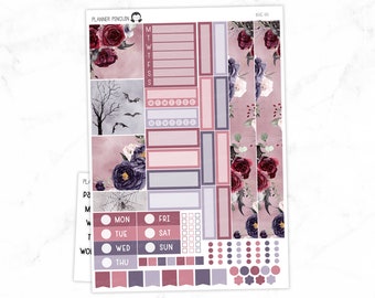 Wicked Halloween Hobonichi Cousin Weekly Sticker Kit // Cousin A5   // #HC-44
