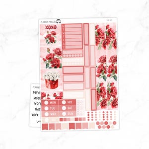 Xoxo Hobonichi Kit de adesivos semanais Cousin Cousin A5 // #HC-80