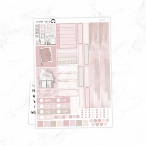 Kit de adesivos semanais do primo Boss Hobonichi // Primo A5 // #HC-36