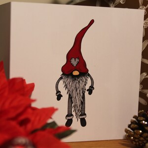 Festive Elf Christmas Card - Pack of 5