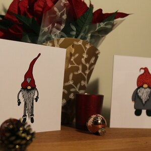 Festive Elf Christmas Card - Mixed pack of 6