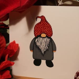 Festive Elf Christmas Card - Pack of 5