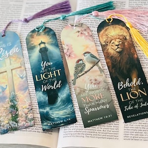 Bible bookmarks, Christianity Bookmark, Christian Confirmation gift, Inspirational Bookmark, Faith Bookmark, Religious, Sublimated Metal