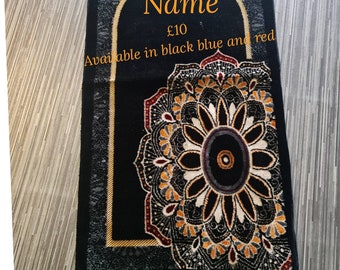 Personalised Kids Prayer Mat Mussallah