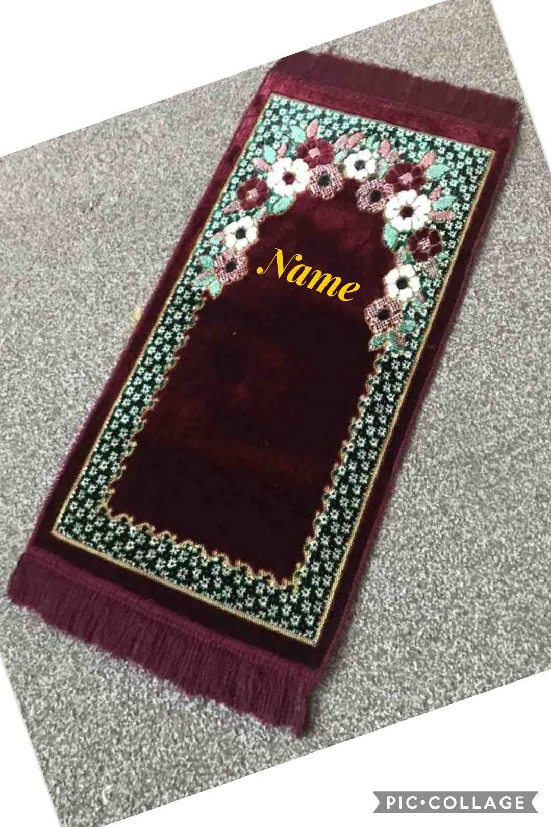 Personalised Kids Prayer Mat Mussallah Etsy