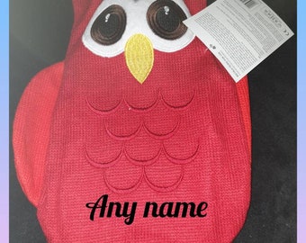 Personalised Novelty Penguin Hot Water Bottle with any name perfect gift