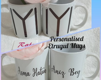 Personalised Ertugrul Theme Kayi Tribe Mug with any name