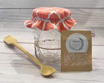 Sourdough Starter, Beginner’s Kit, Dehydrated Sourdough Starter Bundle, Jar Bonnet